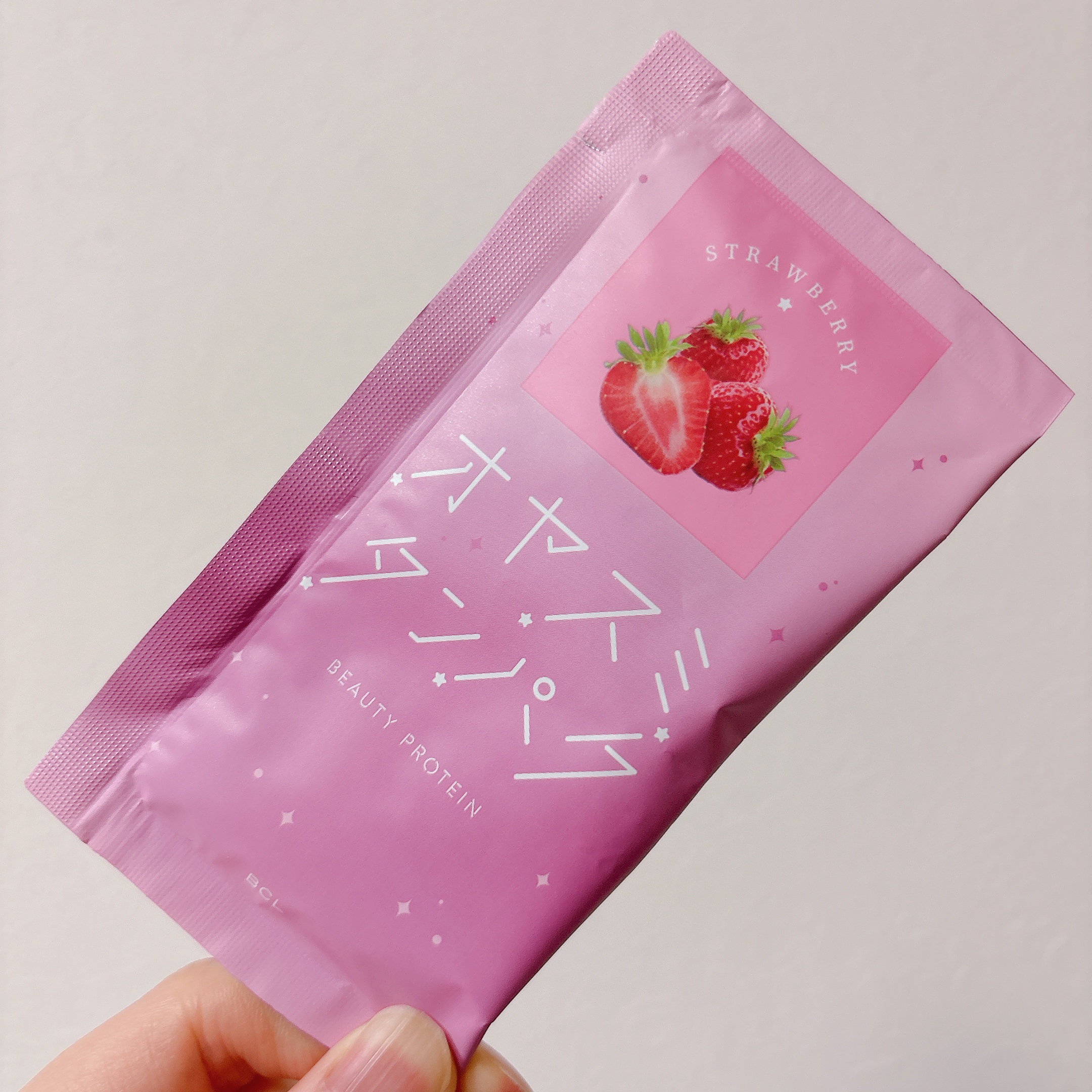 オヤスミタンパク イチゴ味/オヤスミタンパク/その他プロテインを使ったクチコミ（1枚目）