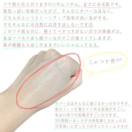 プロテクティブベースサンクリーム/IWLT/化粧下地を使ったクチコミ(5枚目)