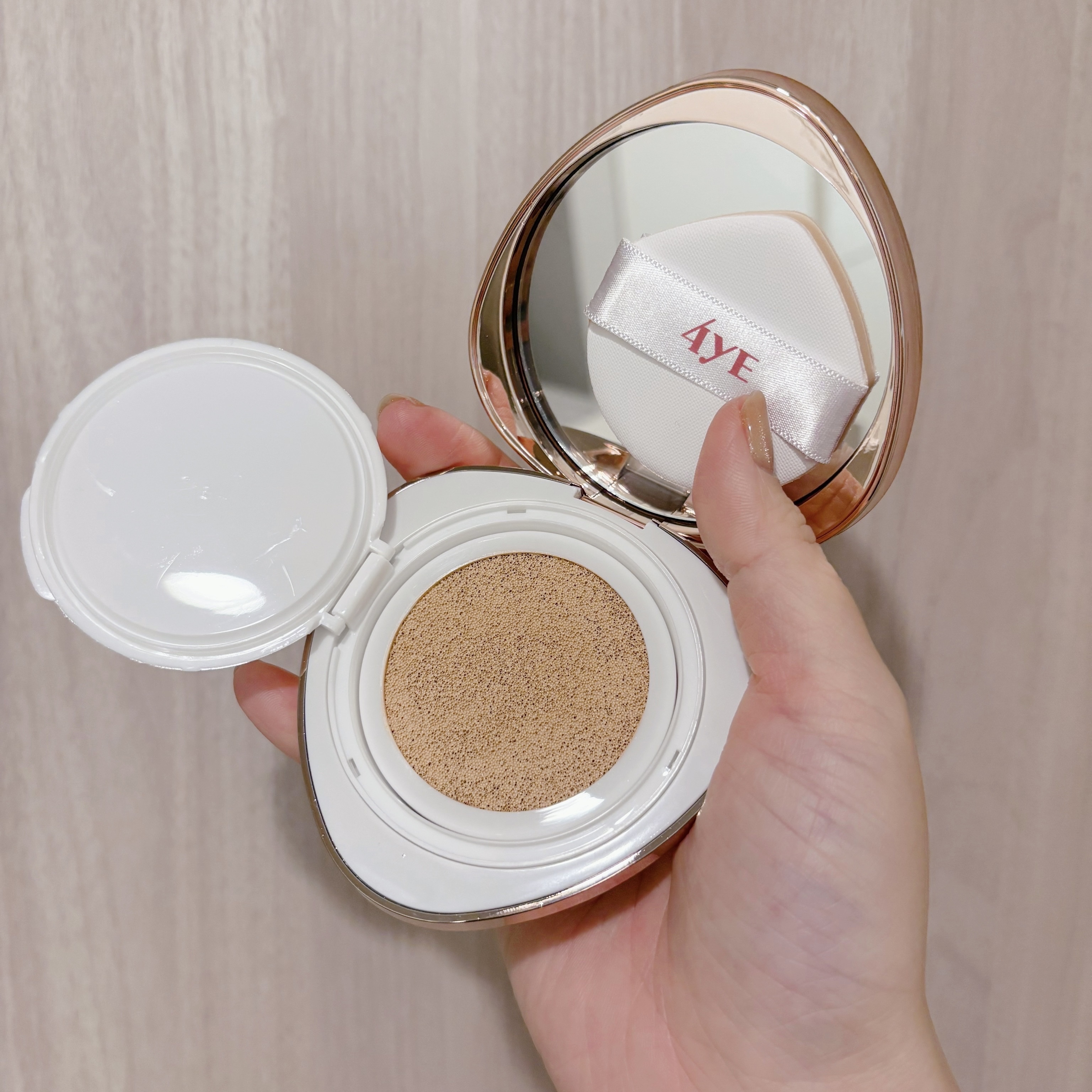 ピンクダイヤクッション/4YE/クッションファンデーションを使ったクチコミ（3枚目）