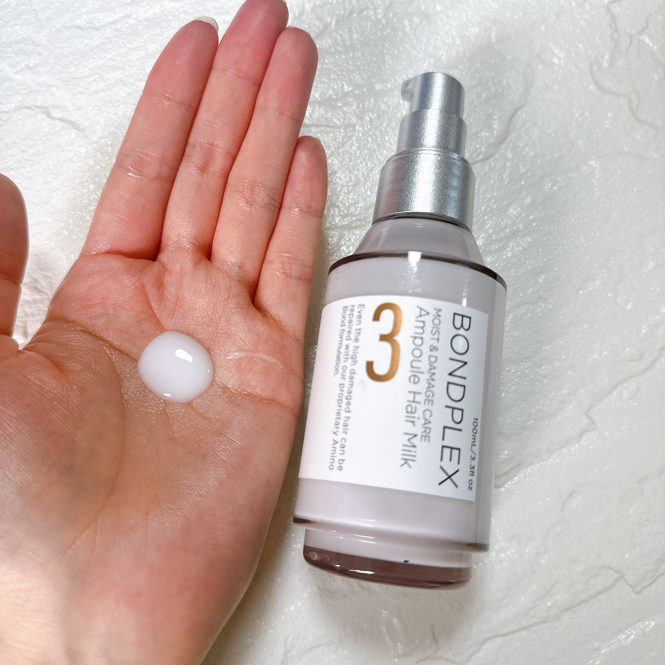 モイスト＆ダメージケア アンプルミルク/ボンドプレックス/ヘアミルクを使ったクチコミ（3枚目）