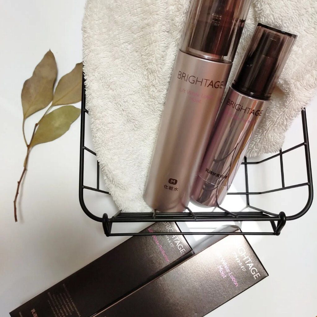 リフトホワイト ローション モイスト/BRIGHTAGE/化粧水を使ったクチコミ(4枚目)