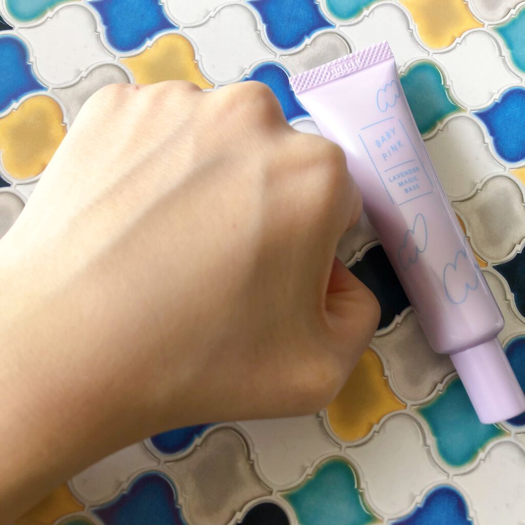 ラベンダーマジックベース/ベビーピンク/化粧下地を使ったクチコミ(3枚目)