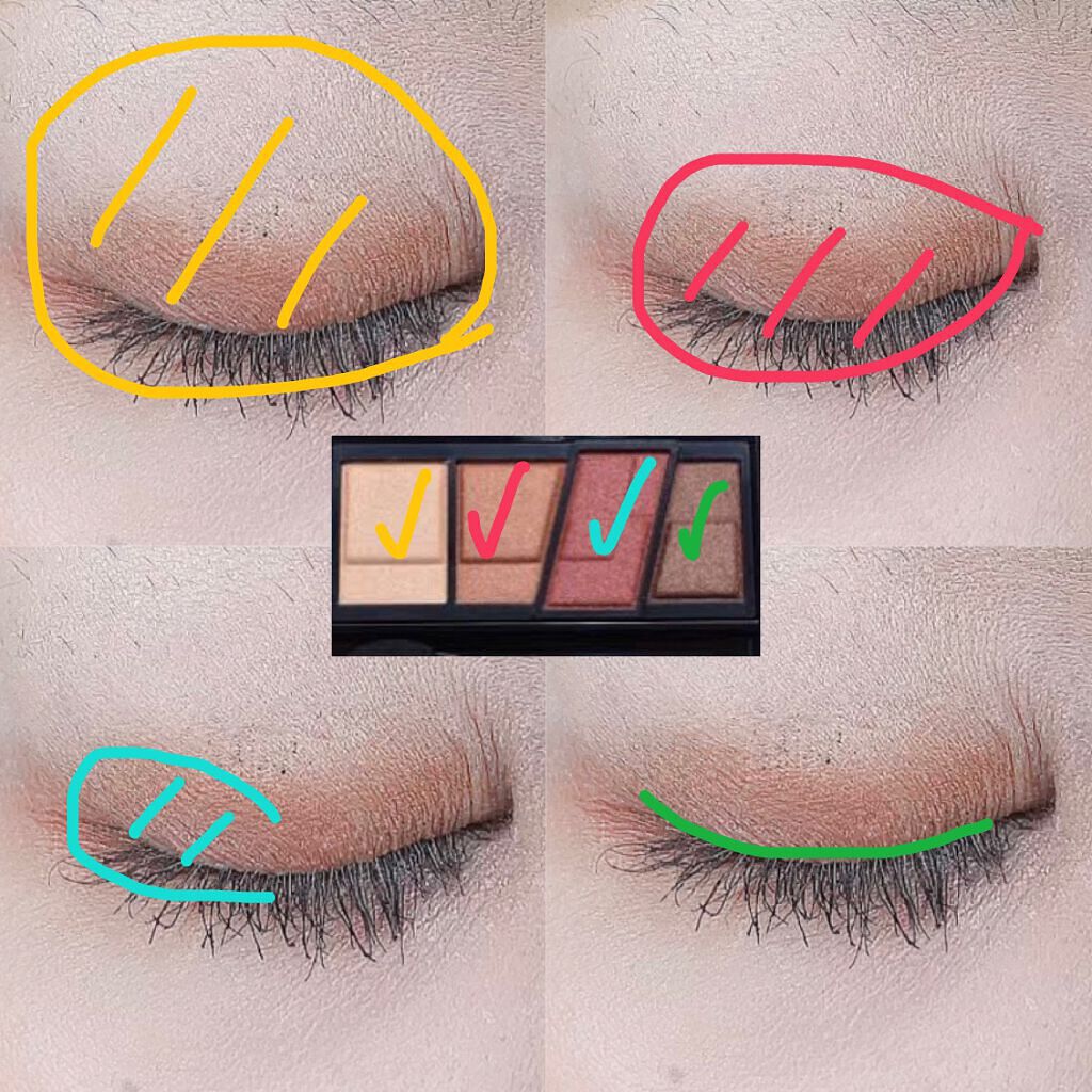 デザイニングブラウンアイズ BR-4 レッドブラウン/KATE/アイシャドウパレットを使ったクチコミ（2枚目）