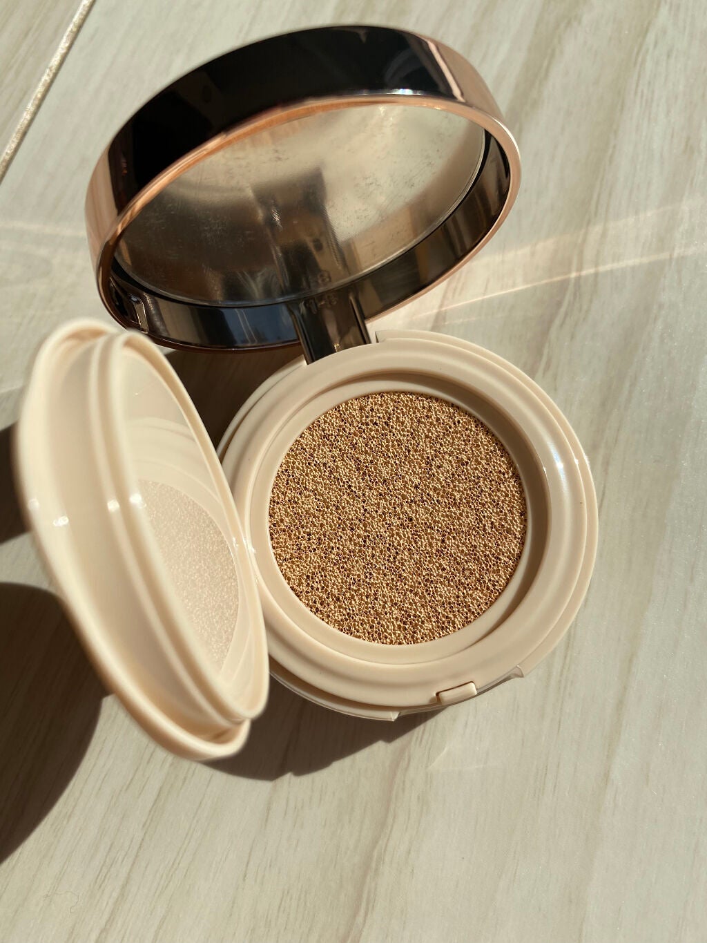 プロテーラービーグロウクッション(オールニュー)/espoir/クッションファンデーションを使ったクチコミ(3枚目)