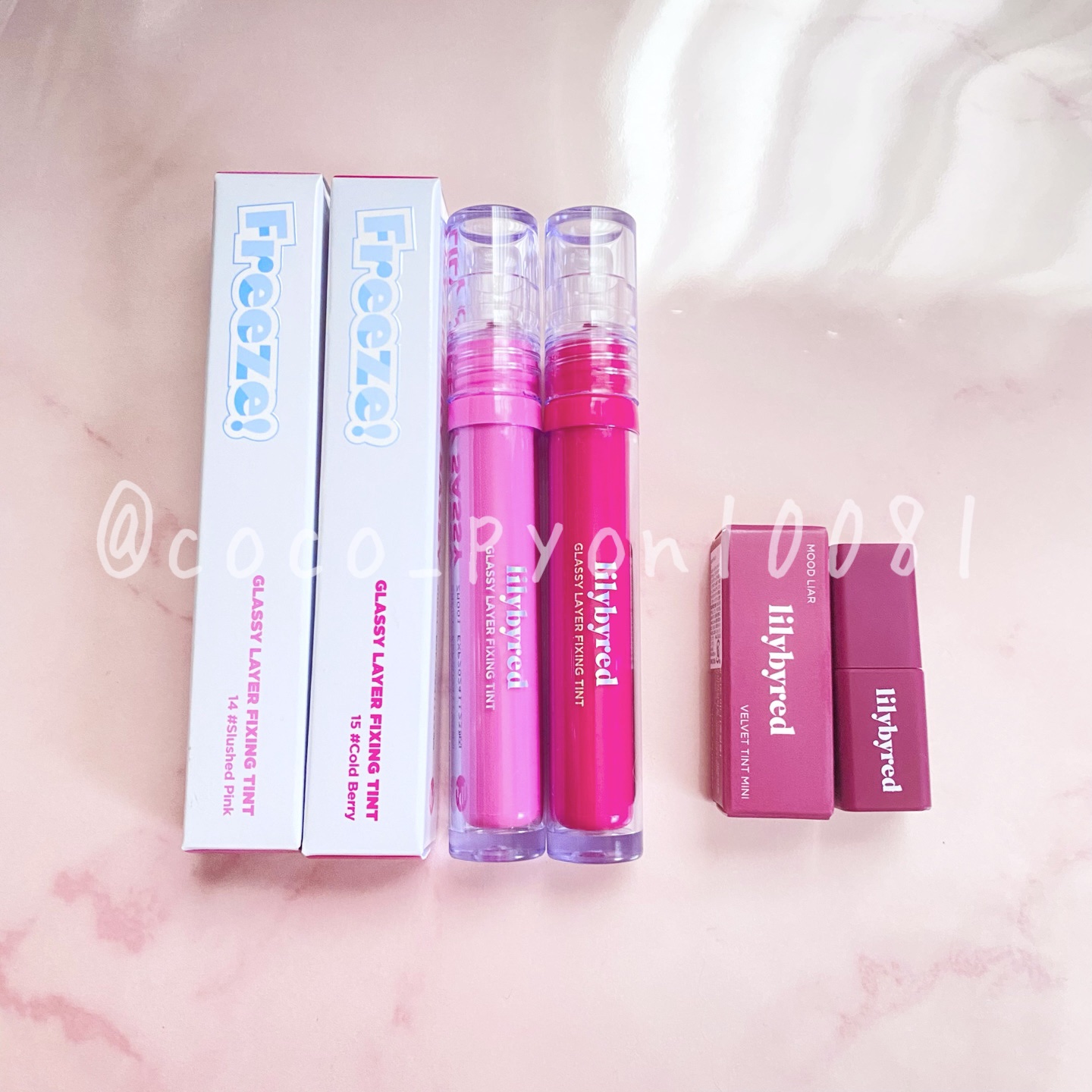 Glassy Layer Fixing Tint/lilybyred/口紅を使ったクチコミ（2枚目）