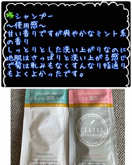 シャンプー/トリートメント SN さらさら/CLAYGE/シャンプー・コンディショナーを使ったクチコミ(3枚目)