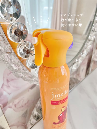 ジェイメラ オレンジホイップHFBソープ／アイアンマン/jmella/泡洗顔を使ったクチコミ（3枚目）