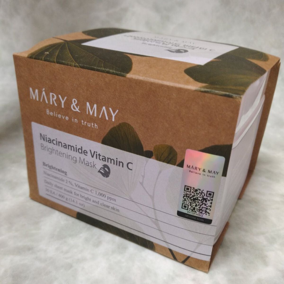 ナイアシンアミドビタミンC ブライトニングマスク/MARY&MAY/シートマスク・パックを使ったクチコミ(1枚目)