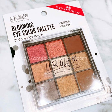 UR GLAM　BLOOMING EYE COLOR PALETTE/U R GLAM/アイシャドウパレットを使ったクチコミ（1枚目）