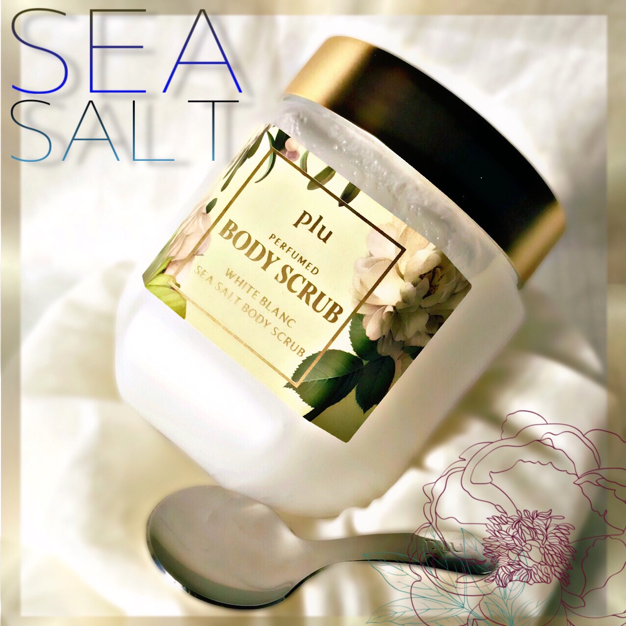 パヒュームドボディスクラブ ホワイトブラン/plu/ボディスクラブを使ったクチコミ（1枚目）