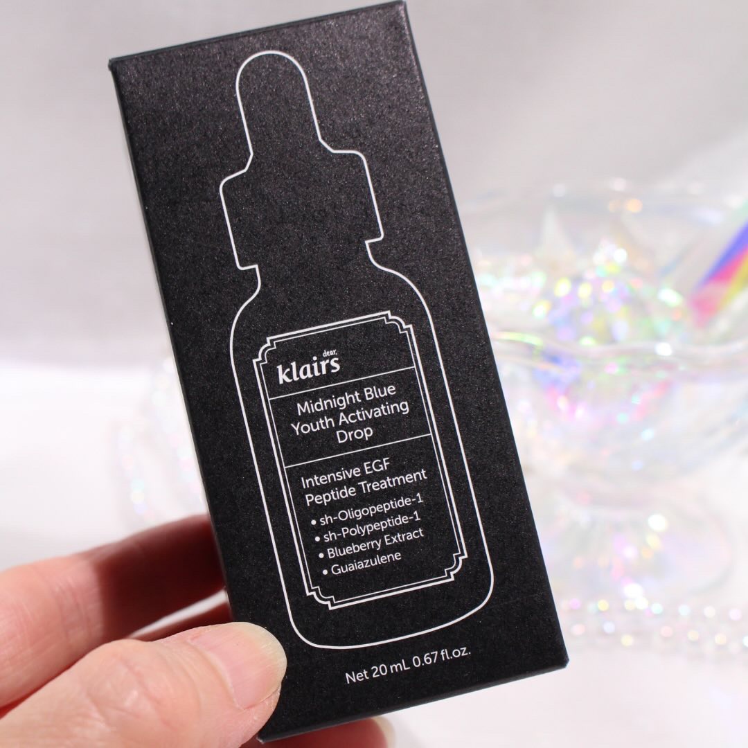 ミッドナイトブルーユースアクティベーティングドロップ(20ml)/Klairs/美容液を使ったクチコミ（2枚目）