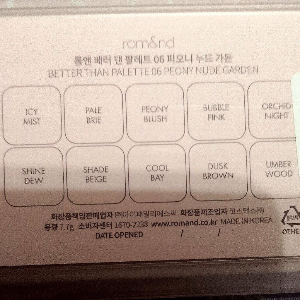 ベターザンパレット/rom&nd/アイシャドウパレットを使ったクチコミ(6枚目)