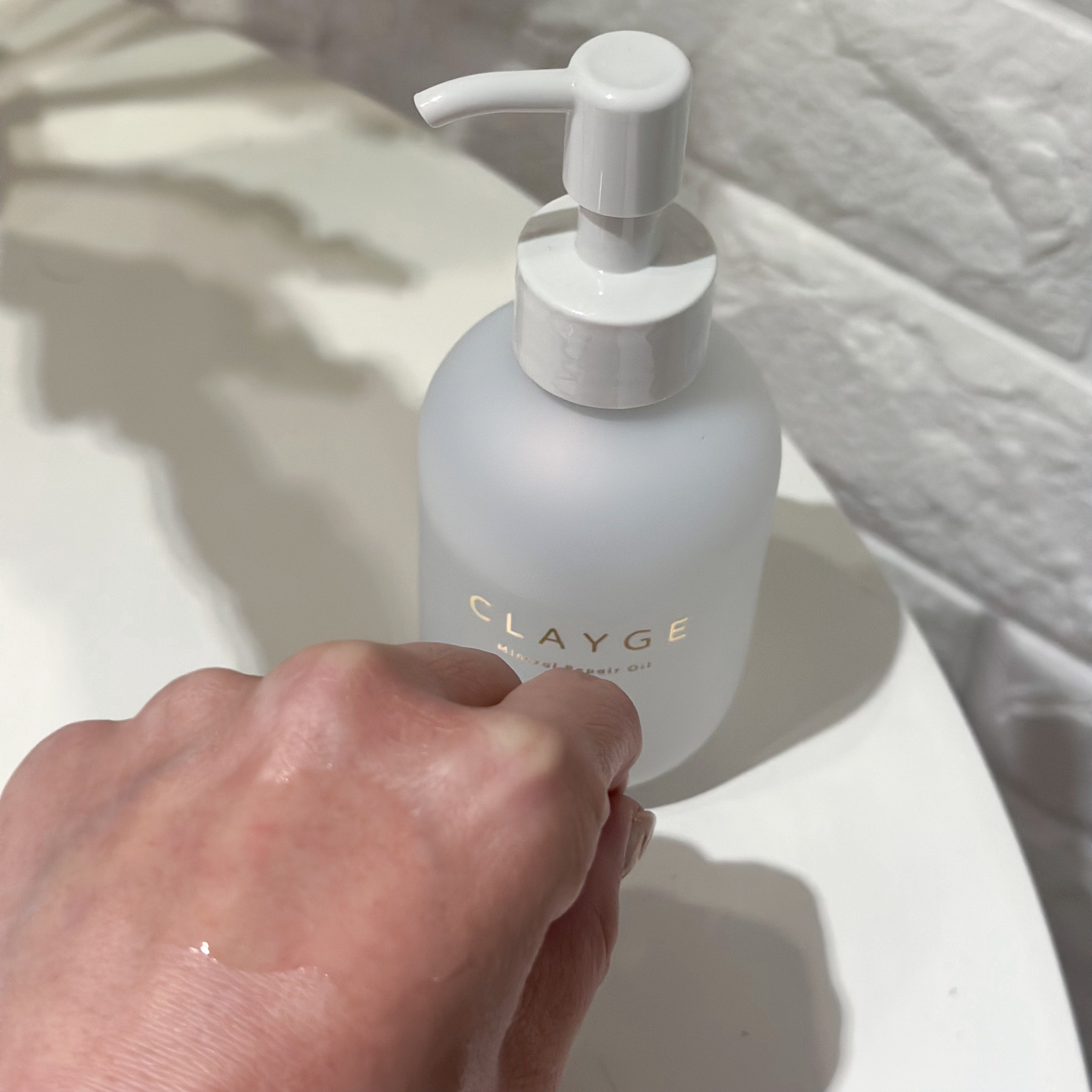 ミネラルリペアオイル スムース/CLAYGE/ヘアオイルを使ったクチコミ（2枚目）