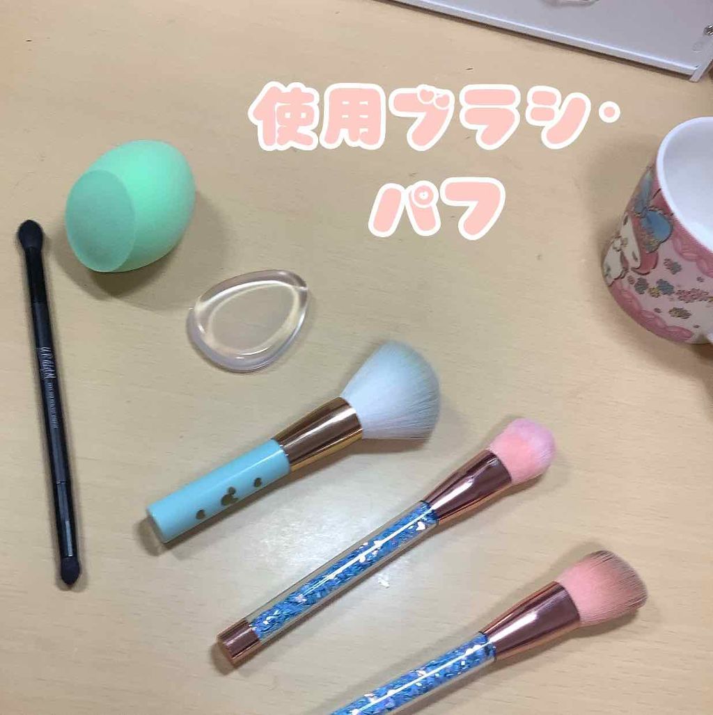 ごくふわっ ミッキーブラシ/DAISO/メイクブラシを使ったクチコミ(3枚目)