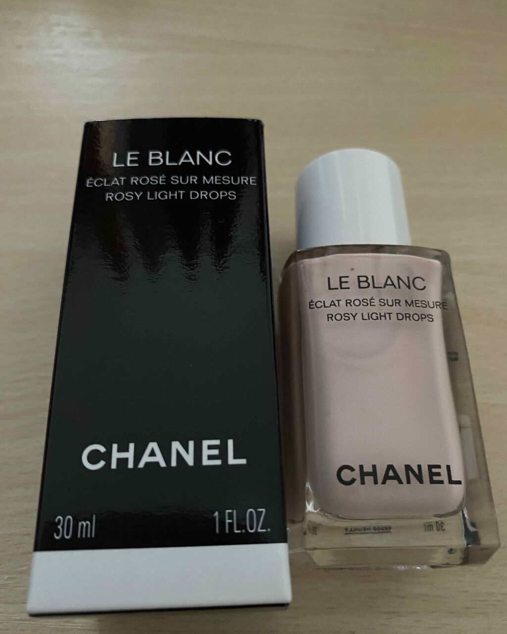 ル ブラン ロージー ドロップス/CHANEL/リキッドハイライトを使ったクチコミ（1枚目）