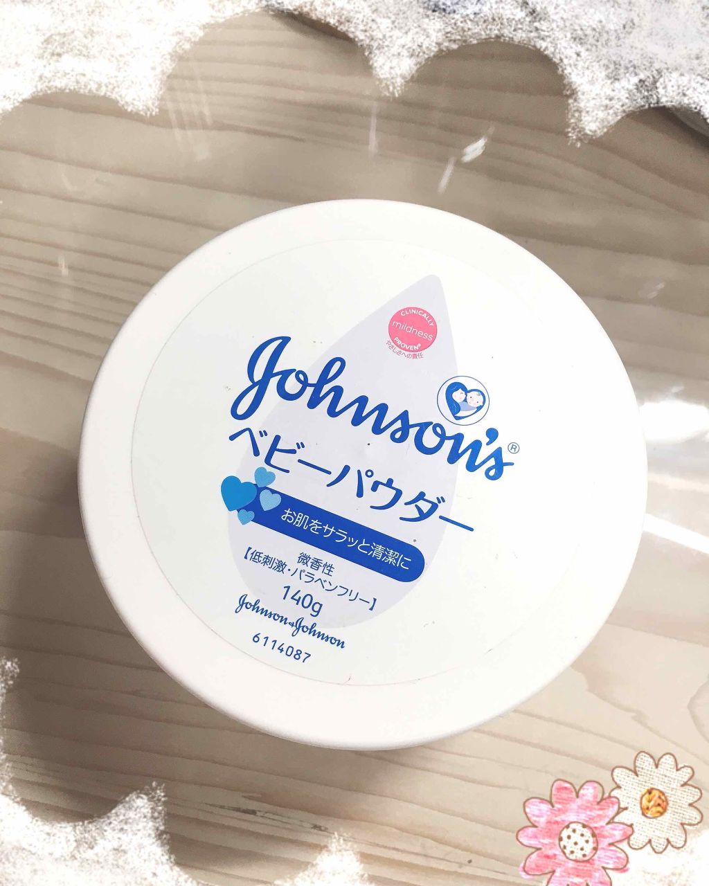 ジョンソン ベビーパウダー/ジョンソンベビー/ボディパウダーを使ったクチコミ(1枚目)
