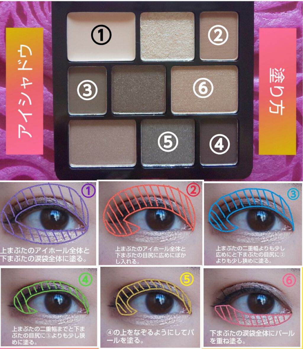 ムードアイシャドウパレット/GENE TOKYO/アイシャドウパレットを使ったクチコミ（3枚目）