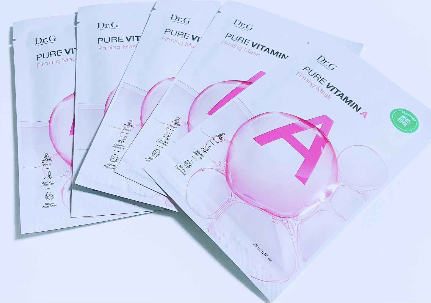 ドクタージー ピュア ビタミンA ファーミングマスク/Dr.G/シートマスク・パックを使ったクチコミ（2枚目）