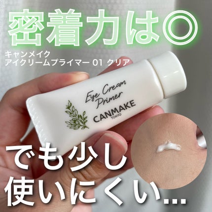 アイクリームプライマー/キャンメイク/アイシャドウベースを使ったクチコミ(1枚目)