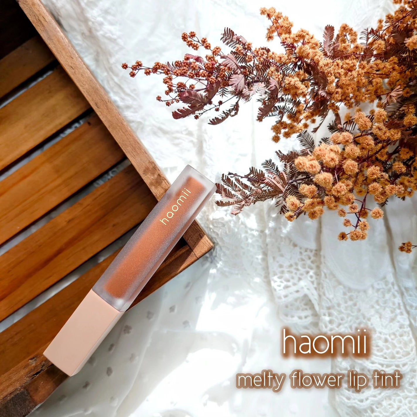 Melty flower lip tint/haomii/口紅を使ったクチコミ(1枚目)