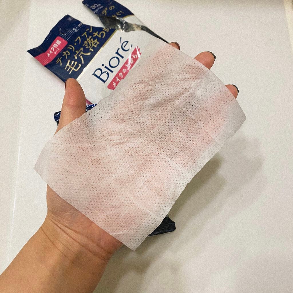 ビオレ メイク持続シート さらマット肌/ビオレ/フェイスシートを使ったクチコミ(3枚目)