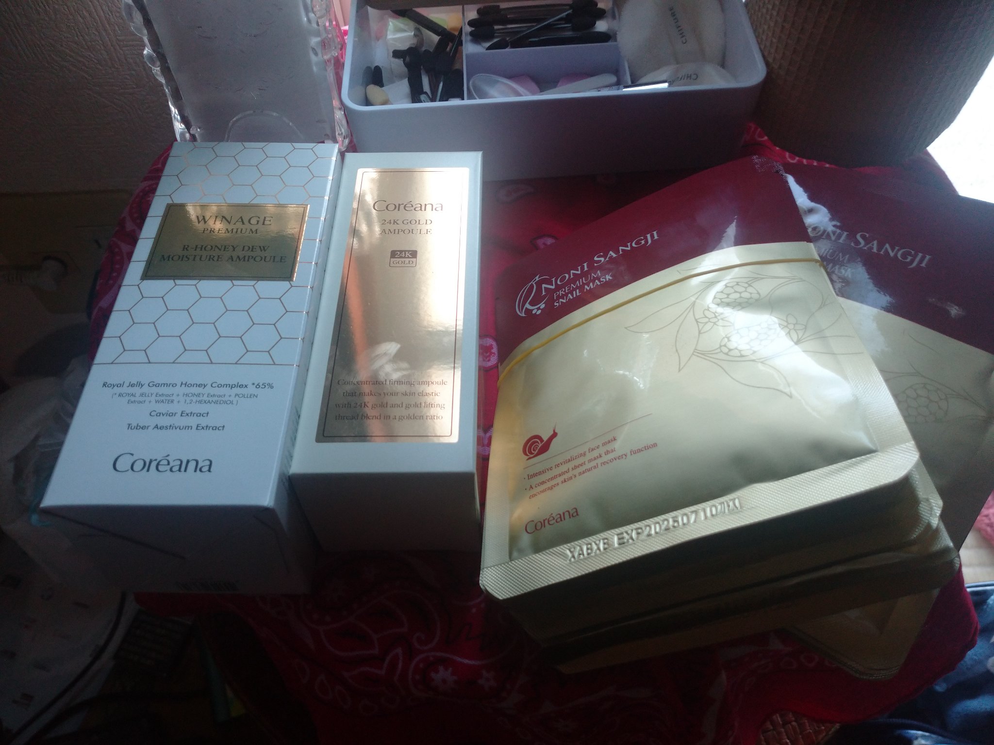 ノニサンジプレミアムカタツムリマスク/Coreana/シートマスク・パックを使ったクチコミ（1枚目）