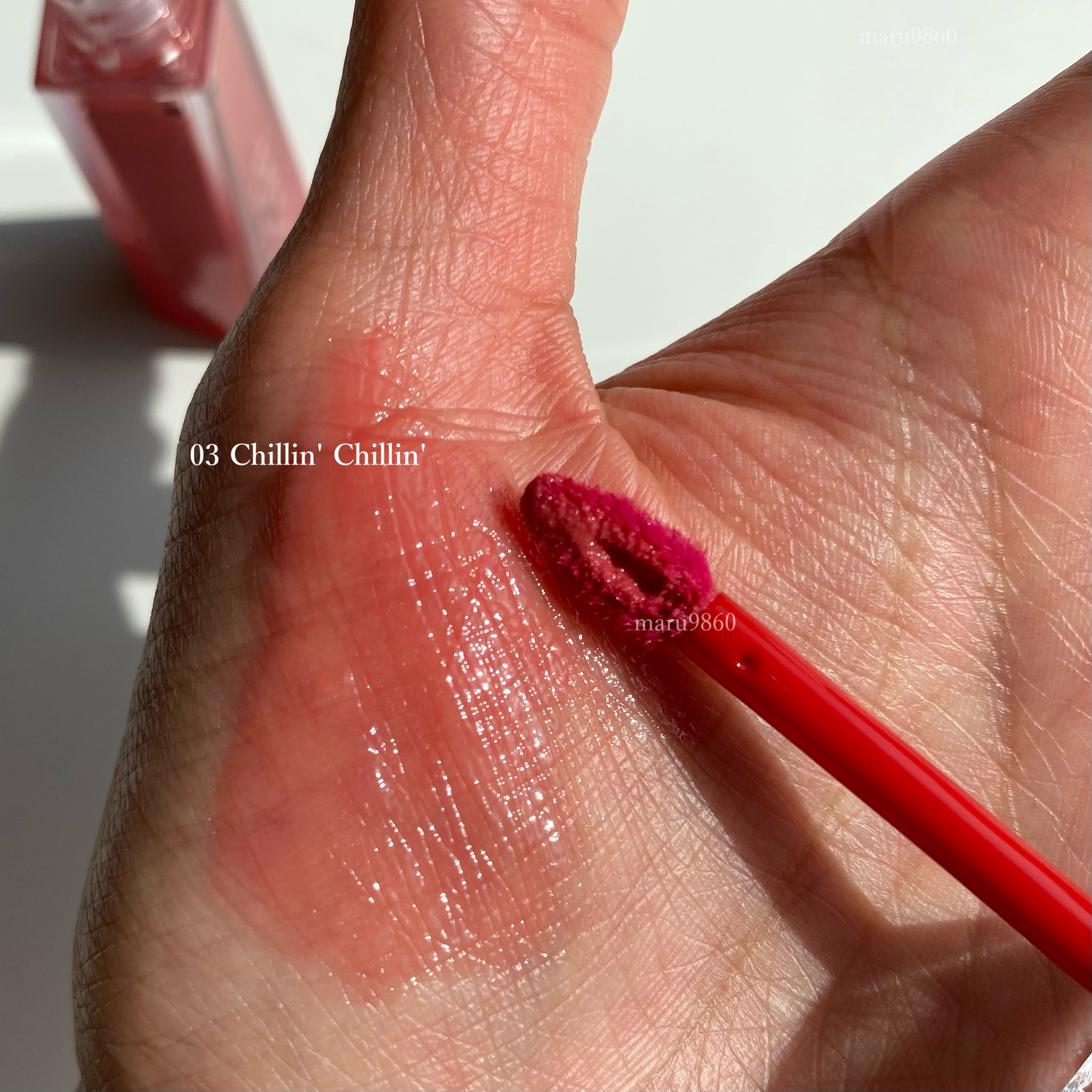 クチュールリップティントグレイズ/espoir/リップティントを使ったクチコミ（3枚目）