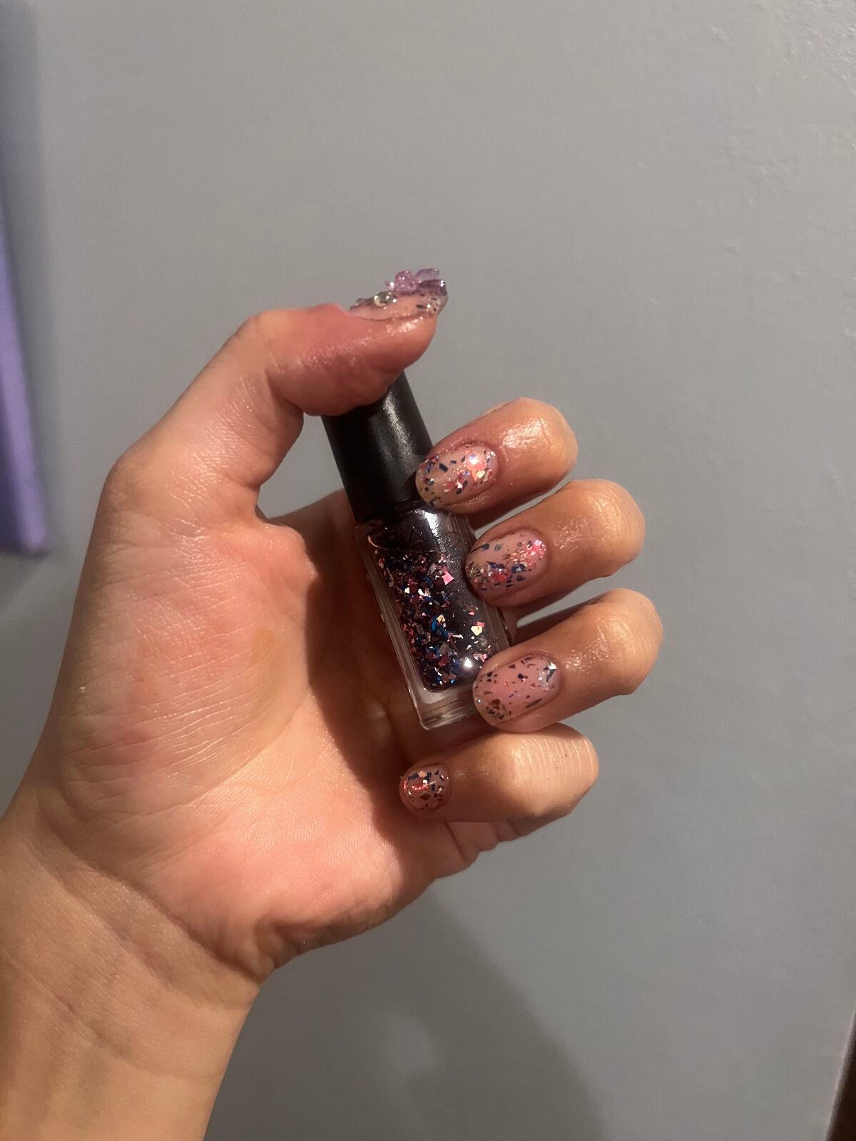 ネイルホリック パーティーフレーク/ネイルホリック/マニキュアを使ったクチコミ(4枚目)