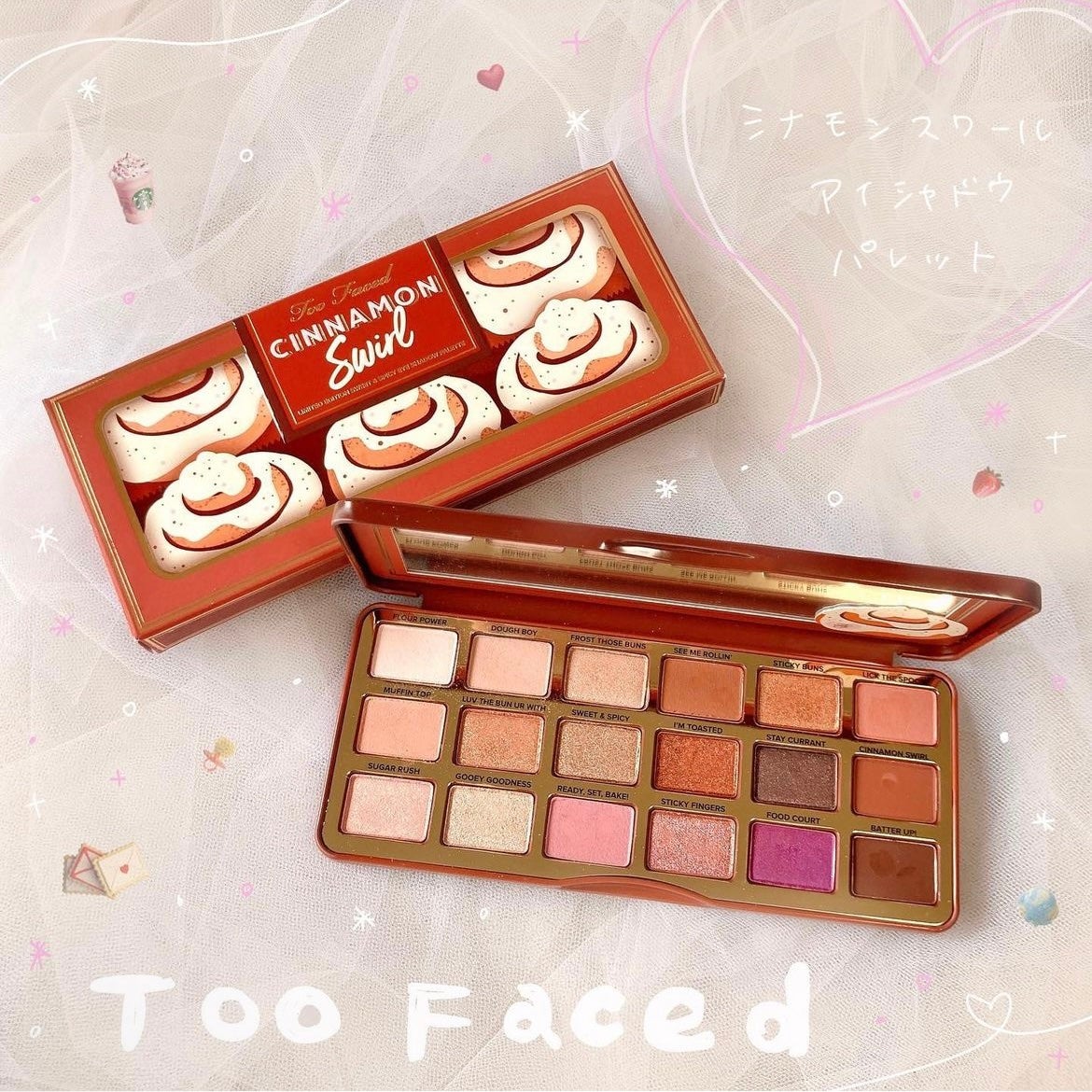シナモン スワール アイシャドウ パレット/Too Faced/アイシャドウパレットを使ったクチコミ(1枚目)