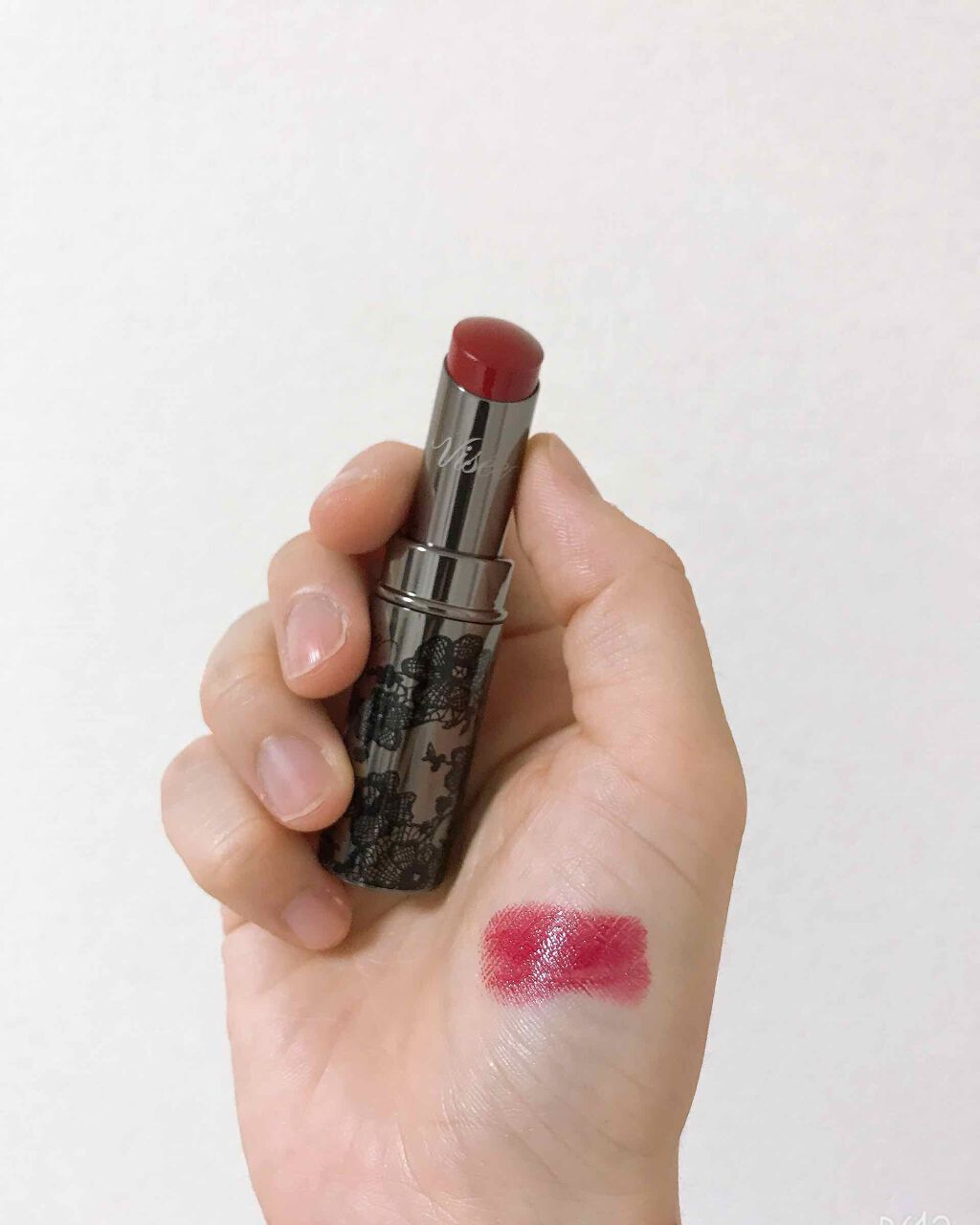 リシェ カラーポリッシュ リップスティック RD423/Visée/口紅を使ったクチコミ（3枚目）