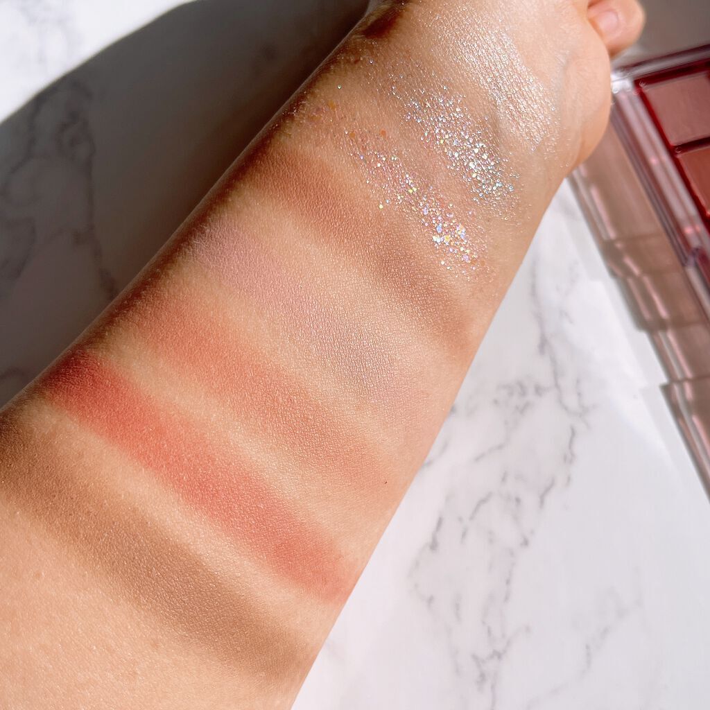 ミックスブラーリングアイパレット/wakemake/マルチパレットを使ったクチコミ(5枚目)