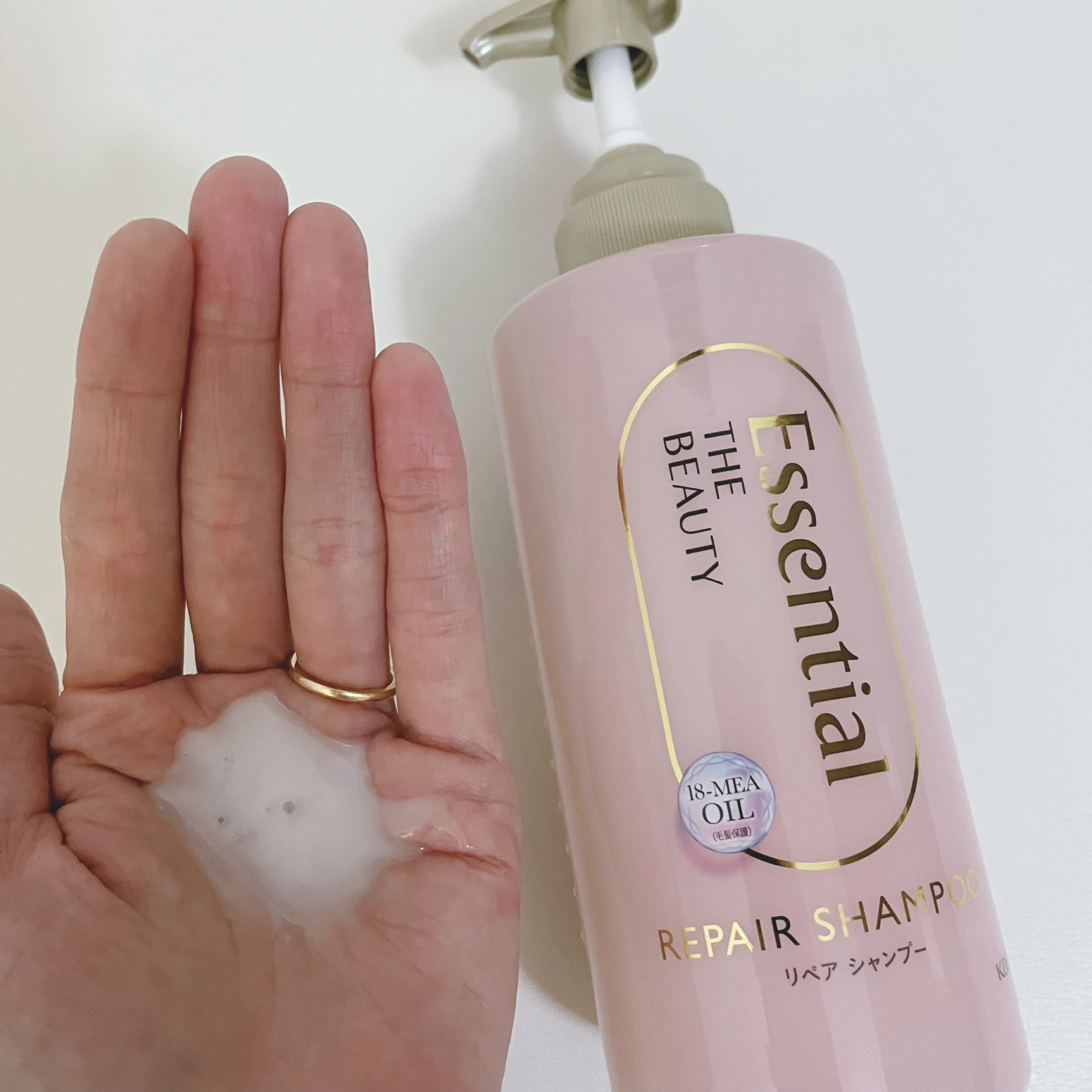 ザビューティ リペアシャンプー・コンディショナー/エッセンシャル/市販シャンプーを使ったクチコミ（2枚目）