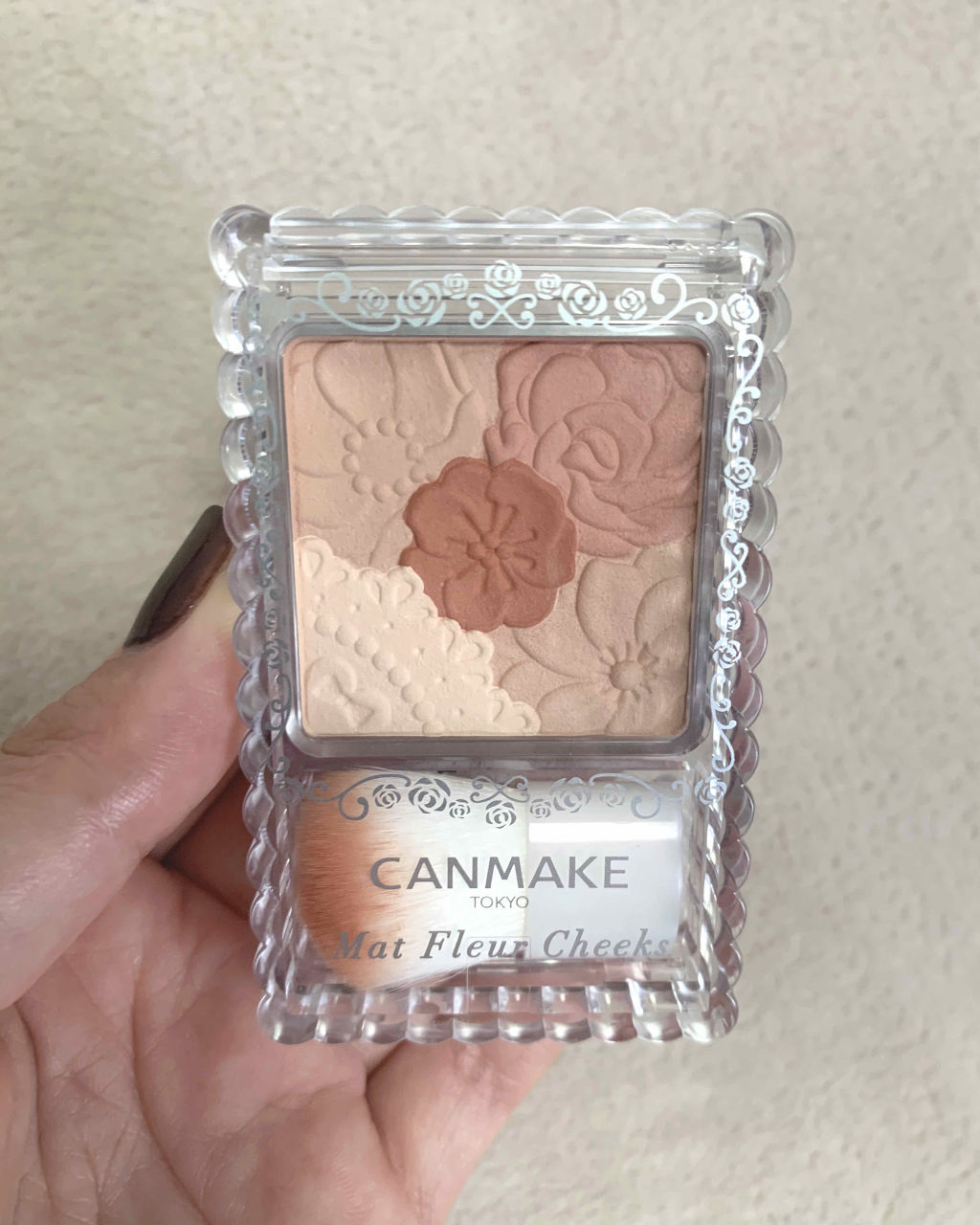 マットフルールチークス/キャンメイク/パウダーチークを使ったクチコミ（1枚目）