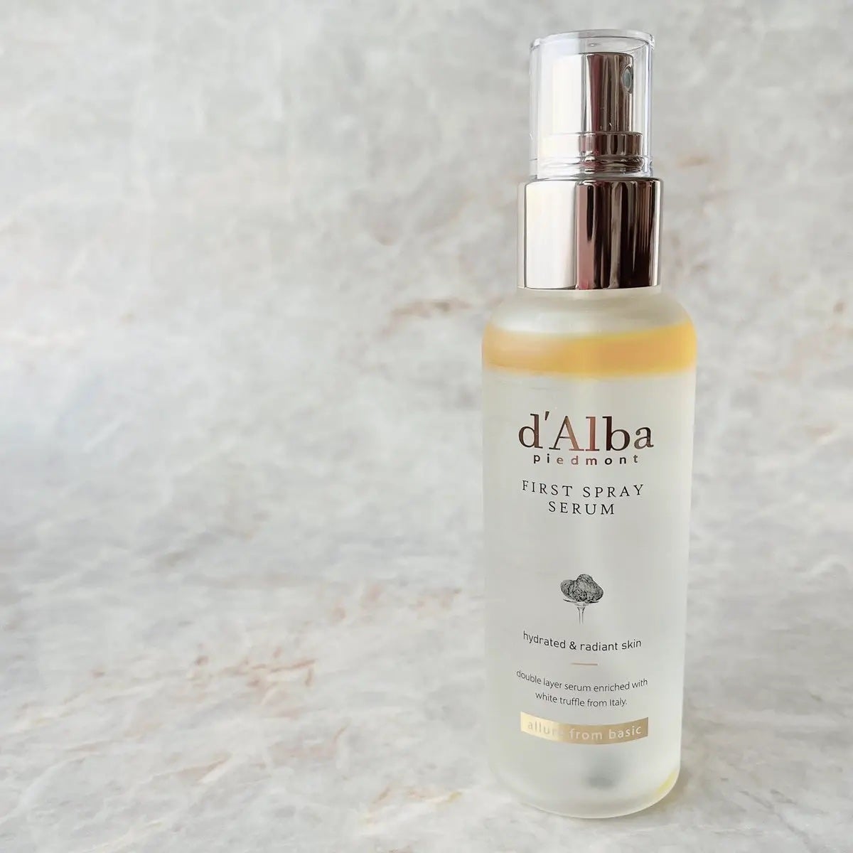 ダルバ ホワイトトリュフファーストスプレーセラム/ダルバ/ミスト状化粧水を使ったクチコミ(1枚目)