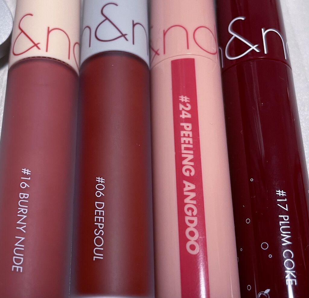 ジューシーラスティングティント/rom&nd/リップティントを使ったクチコミ（1枚目）