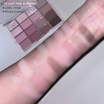 ソフトブラーリングアイパレット/wakemake/アイシャドウパレットを使ったクチコミ(5枚目)