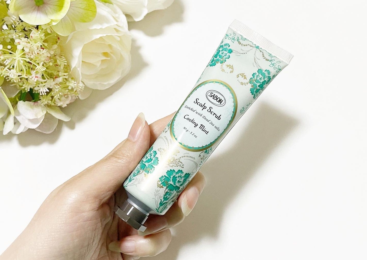 ヘッドスクラブ リフレッシング(ミント)/SABON/ヘッドスクラブを使ったクチコミ(5枚目)