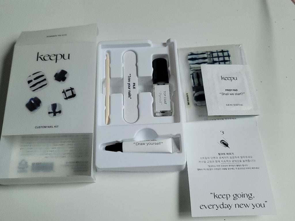 セルフカスタム ネイルシール/KEEPU/ネイルシールを使ったクチコミ(1枚目)