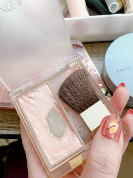 ドレープド シマーグロウ/excel/パウダーハイライトを使ったクチコミ(1枚目)