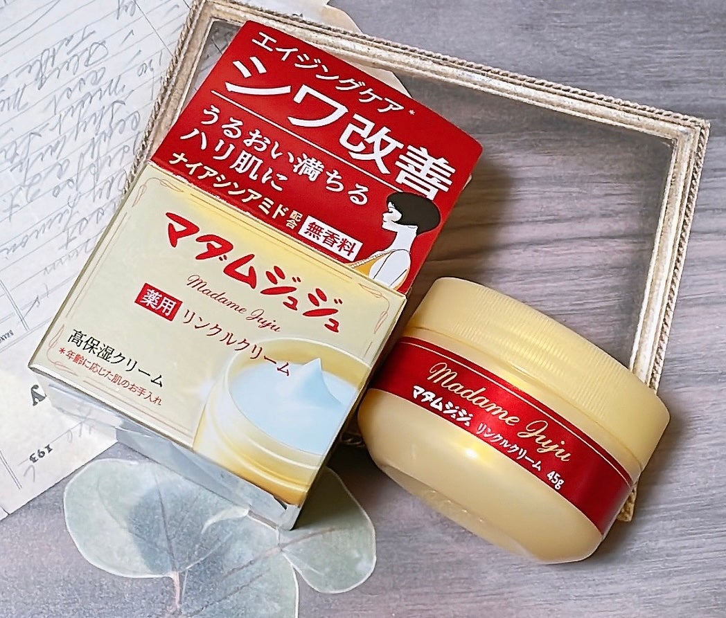 薬用リンクルクリーム/ジュジュ/フェイスクリームを使ったクチコミ(2枚目)