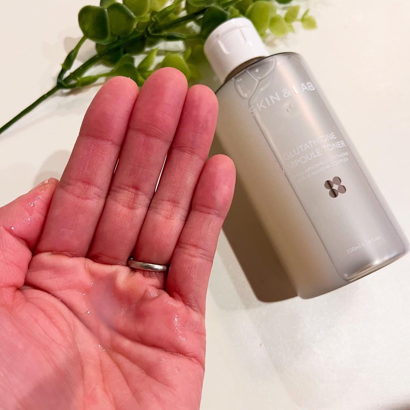 グルタチオンアンプルトナー/SKIN&LAB/化粧水を使ったクチコミ(5枚目)