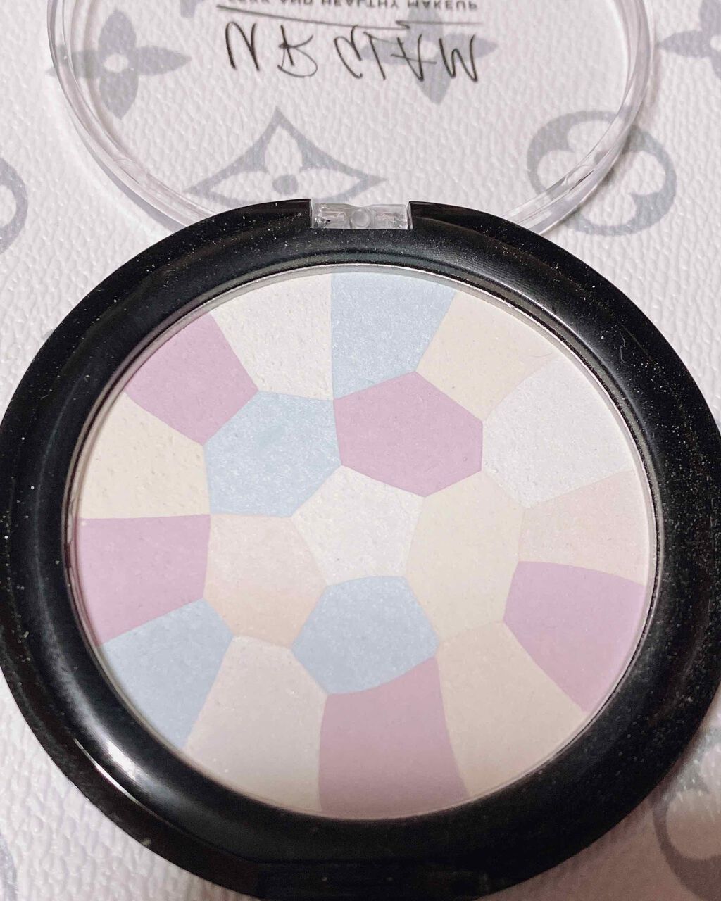 UR GLAM　MARBLE FACE POWDER CL/U R GLAM/プレストパウダーを使ったクチコミ（2枚目）