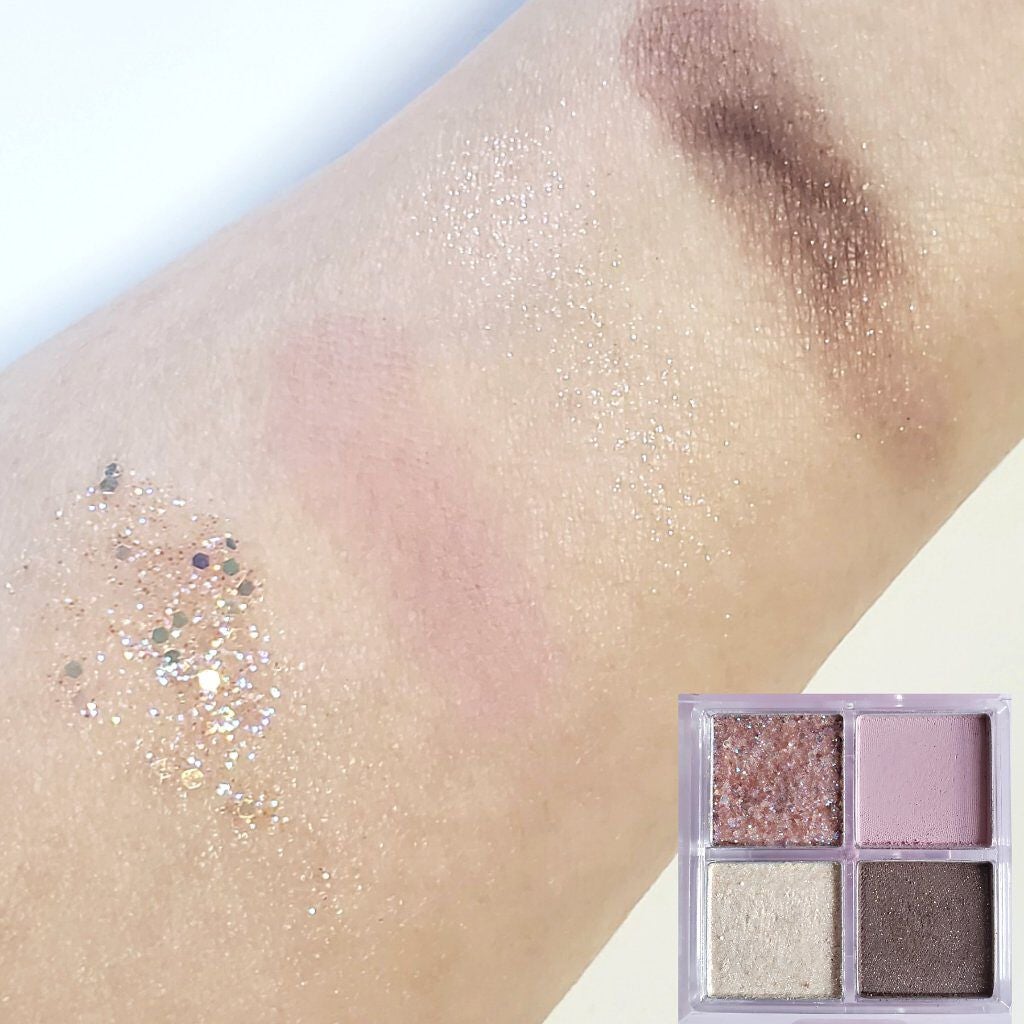 TWINKLE POP Pearl Flex Glitter Eye Palette/CLIO/アイシャドウパレットを使ったクチコミ(2枚目)