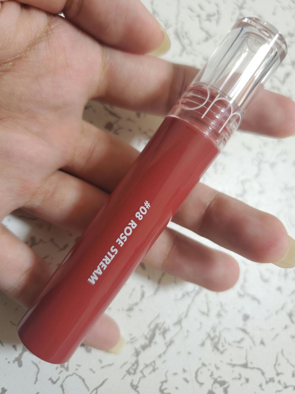 グラスティングウォーターティント/rom&nd/リップティントを使ったクチコミ（1枚目）