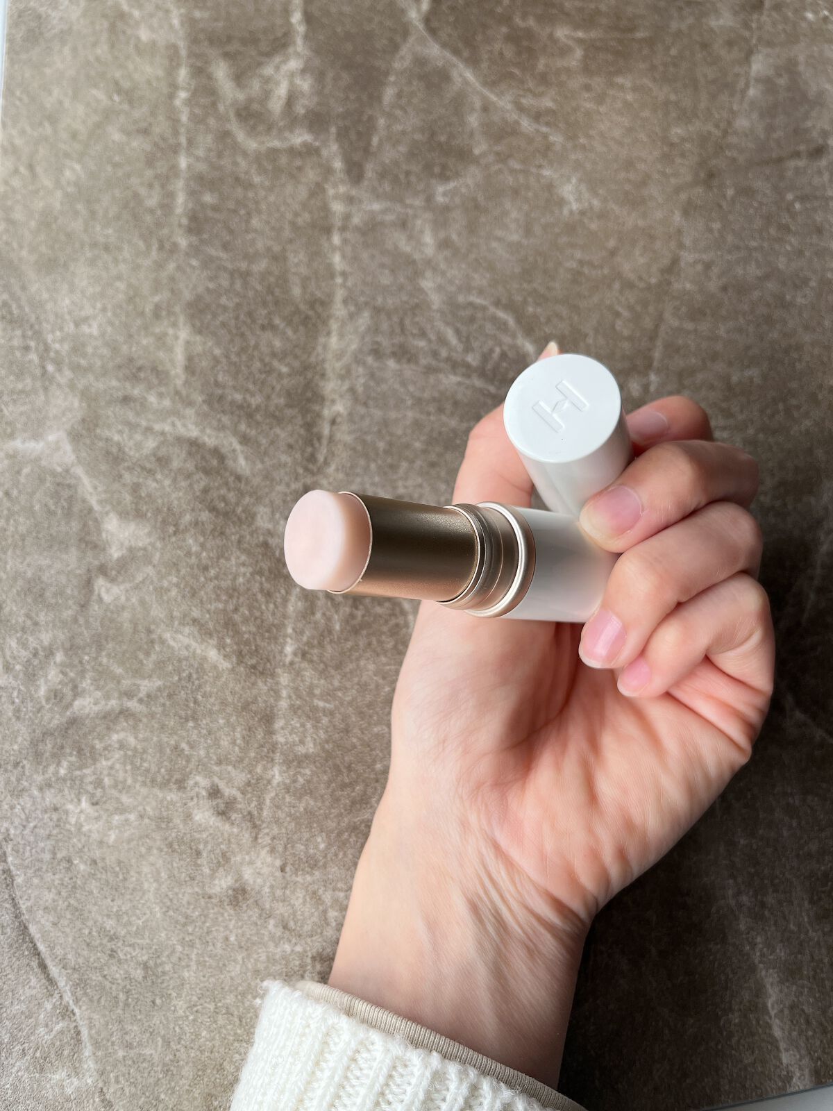 THREE シマリング グロー デュオ/THREE/クリームハイライトを使ったクチコミ（1枚目）