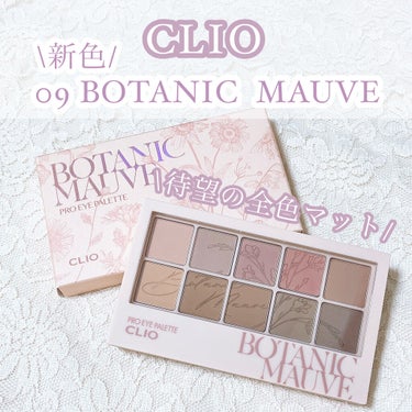 プロ アイ パレット 09 BOTANIC MAUVE(AD)/CLIO/アイシャドウパレットを使ったクチコミ（1枚目）