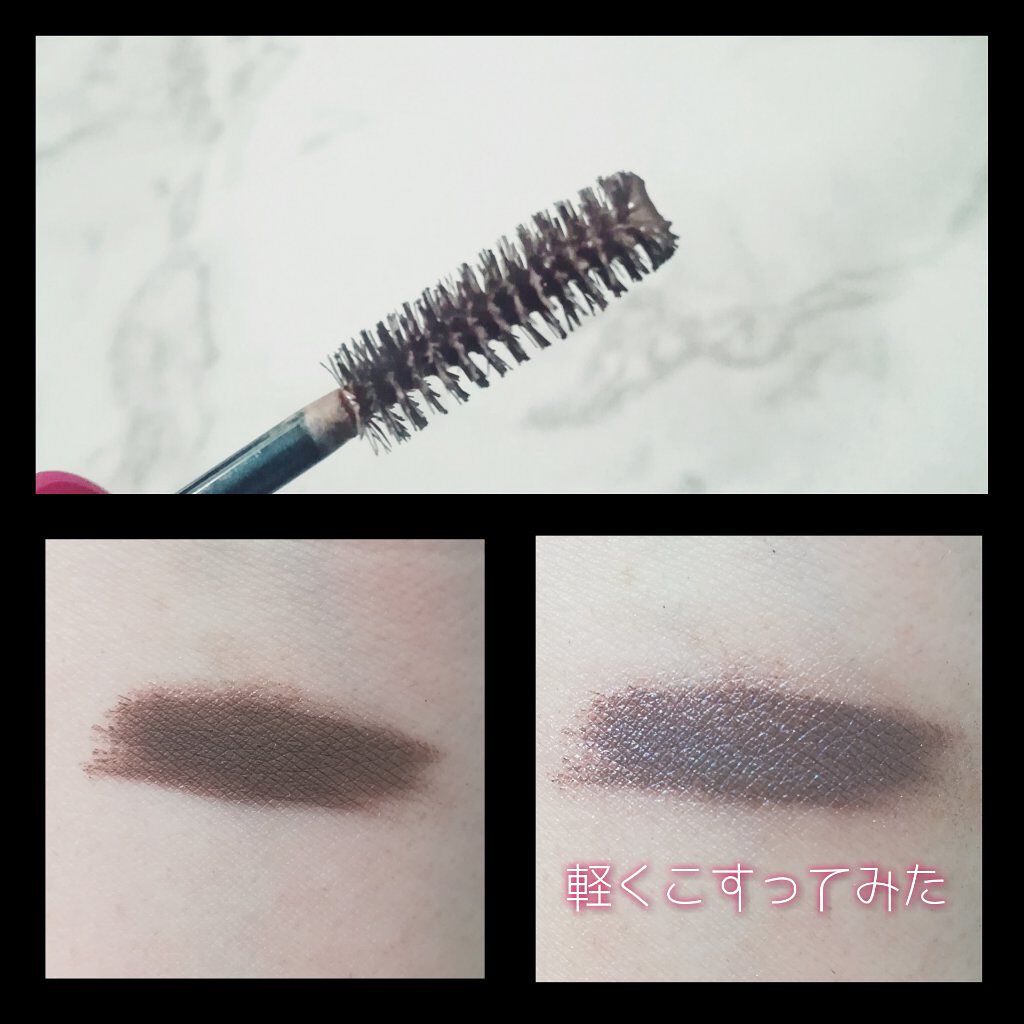 ニュアンスアイブローマスカラ/インテグレート/眉マスカラを使ったクチコミ（2枚目）