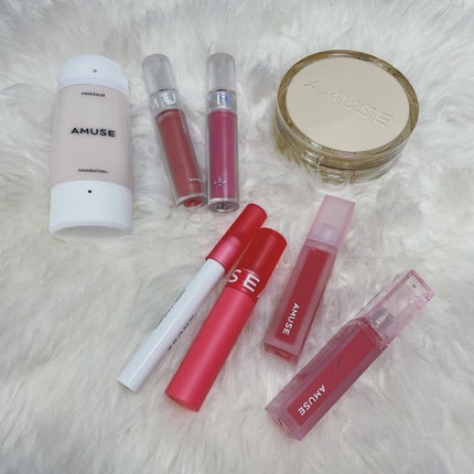 コスメヲタクぴのこ👒 on LIPS 「AMUSEのコスメを何個か購入したら、購入したもの以上のおまけ..」(1枚目)