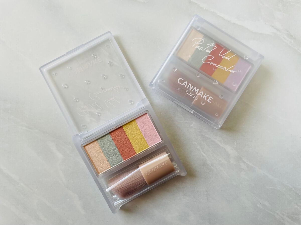 パステルヴェールコンシーラー/キャンメイク/パレットコンシーラーを使ったクチコミ(5枚目)