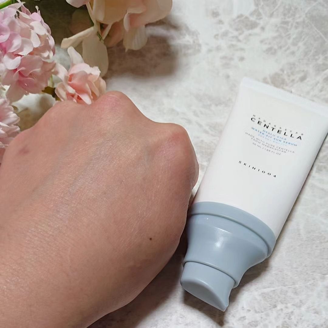 ヒアルーシカ ウォーターフィット サンセラム/SKIN1004/日焼け止めローションを使ったクチコミ(4枚目)